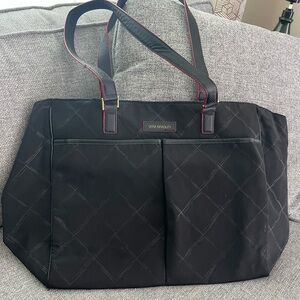 Vera Bradley Black Quilted Tote